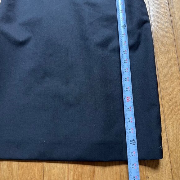J.Crew Size 4 Black Suiting Lightweight Wool Tailored Sleeveless Sheath Career - Picture 10 of 16